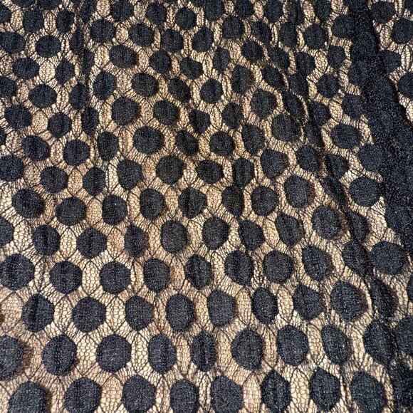 Adrianna Papell Black Lace Print Fit & Flare Sleeveless Dress Size 10 Cocktail - Picture 12 of 12